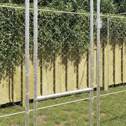 Cage pour chien Argenté 800 x 200 x 200 cm Acier galvanisé 525674525674