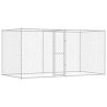 Cage pour chien Argenté 400 x 200 x 200 cm Acier galvanisé 525675525675