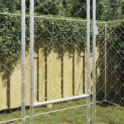 Cage pour chien Argenté 400 x 200 x 200 cm Acier galvanisé 525675525675