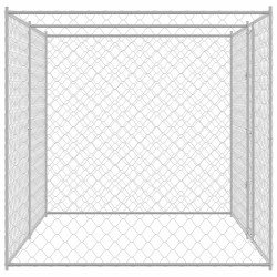 Cage pour chien Argenté 400 x 200 x 200 cm Acier galvanisé 525675525675