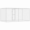 Cage pour chien Argenté 400 x 200 x 200 cm Acier galvanisé 525675525675