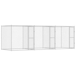 Cage pour chien Argenté 600 x 200 x 200 cm Acier galvanisé 525676525676