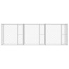 Cage pour chien Argenté 600 x 200 x 200 cm Acier galvanisé 525676525676