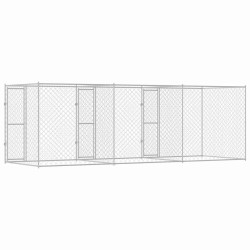 Cage pour chien Argenté 600 x 200 x 200 cm Acier galvanisé 525676525676