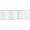 Cage pour chien Argenté 600 x 200 x 200 cm Acier galvanisé 525676525676