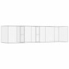 Cage pour chien Argenté 600 x 200 x 200 cm Acier galvanisé 525677525677