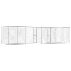 Cage pour chien Argenté 600 x 200 x 200 cm Acier galvanisé 525677525677
