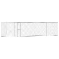 Cage pour chien Argenté 800 x 200 x 200 cm Acier galvanisé 525678525678