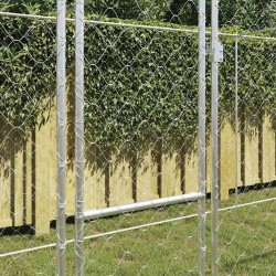 Cage pour chien Argenté 800 x 200 x 200 cm Acier galvanisé 525678525678