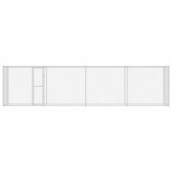 Cage pour chien Argenté 800 x 200 x 200 cm Acier galvanisé 525678525678