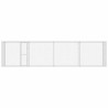 Cage pour chien Argenté 800 x 200 x 200 cm Acier galvanisé 525678525678