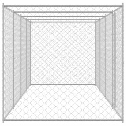 Cage pour chien Argenté 800 x 200 x 200 cm Acier galvanisé 525678525678