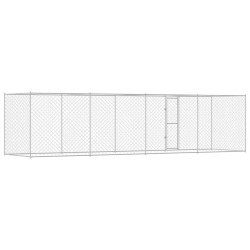 Cage pour chien Argenté 800 x 200 x 200 cm Acier galvanisé 525678525678