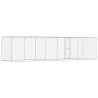 Cage pour chien Argenté 800 x 200 x 200 cm Acier galvanisé 525678525678