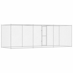 Cage pour chien Argenté 600 x 200 x 200 cm Acier galvanisé 525679525679