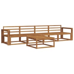 Ensemble de canapés d'extérieur 5 pcs Naturel 525684525684
