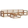 Ensemble de canapés d'extérieur 5 pcs Naturel 525684525684