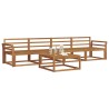 Ensemble de canapés d'extérieur 5 pcs Naturel 525689525689