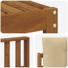 Ensemble de canapés d'extérieur 5 pcs Naturel et Beige 525690525690