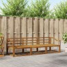 Ensemble de canapés d'extérieur 3 pcs Naturel 525692525692