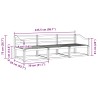 Ensemble de canapés d'extérieur 3 pcs Naturel 525692525692
