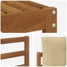Ensemble de canapés d'extérieur 5 pcs Naturel et Beige 525694525694