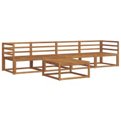 Ensemble de canapés d'extérieur 5 pcs Naturel 525697525697