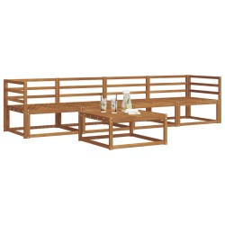 Ensemble de canapés d'extérieur 5 pcs Naturel 525697525697