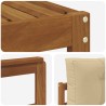 Ensemble de canapés d'extérieur 5 pcs Naturel et Beige 525698525698