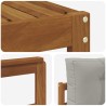 Ensemble de canapés d'extérieur 5 pcs Gris Naturel et Clair 525702525702