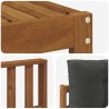 Ensemble de canapés d'extérieur 5 pcs Naturel et Anthracite 525703525703