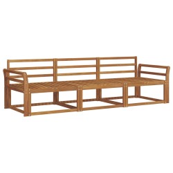 Ensemble de canapés d'extérieur 3 pcs Naturel 525710525710