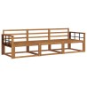 Ensemble de canapés d'extérieur 3 pcs Naturel 525713525713