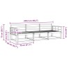 Ensemble de canapés d'extérieur 3 pcs Naturel 525713525713