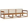 Ensemble de canapés d'extérieur 3 pcs Naturel 525716525716