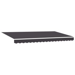 Auvent Rétractable Anthracite 400 x 200 cm tissu 525731525731