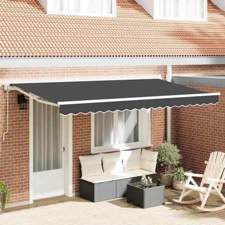 Cadre d'auvent Anthracite 400 x 200 cm 525735525735