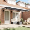 Cadre d'auvent Anthracite 400 x 200 cm 525735525735
