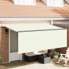 Auvent Rétractable Crème 400 x 200 cm Polyester et Aluminium 525742525742