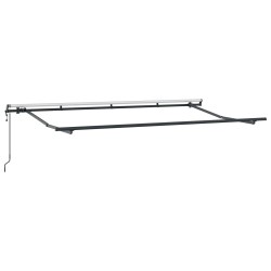 Auvent Rétractable Crème 400 x 200 cm Polyester et Aluminium 525742525742