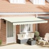 Auvent Rétractable Crème 400 x 200 cm tissu 525749525749
