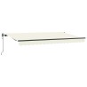Auvent Rétractable Crème 400 x 200 cm tissu 525749525749