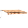Auvent Rétractable Jaune 350 x 200 cm tissu 525756525756