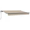Auvent Rétractable Beige 350 x 200 cm tissu 525758525758