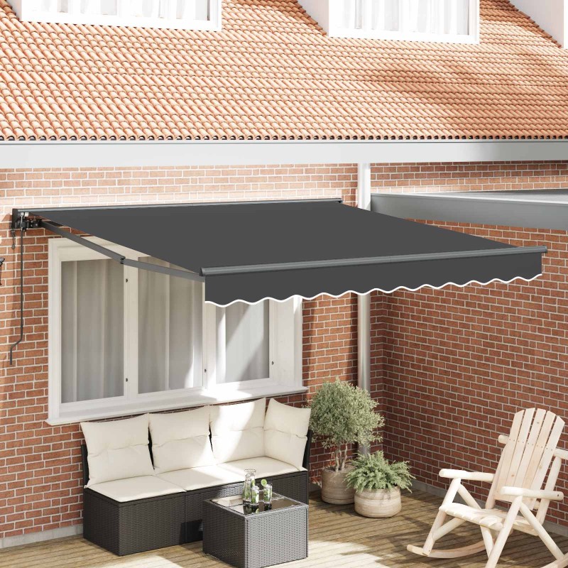 Cadre d'auvent Anthracite 300 x 250 cm 525767525767