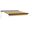 Auvent Rétractable Multicolore 300 x 250 cm Tissu et Métal 525781525781
