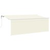 Auvent Rétractable Crème 400 x 200 cm Polyester et Aluminium 525808525808
