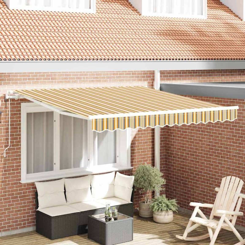 Auvent rétractable électrique Multicolore 300 x 250 cm 525813525813