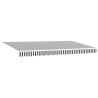 Auvent Rétractable Anthracite 400 x 200 cm tissu 525826525826
