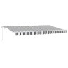 Auvent Rétractable Anthracite 400 x 200 cm tissu 525827525827